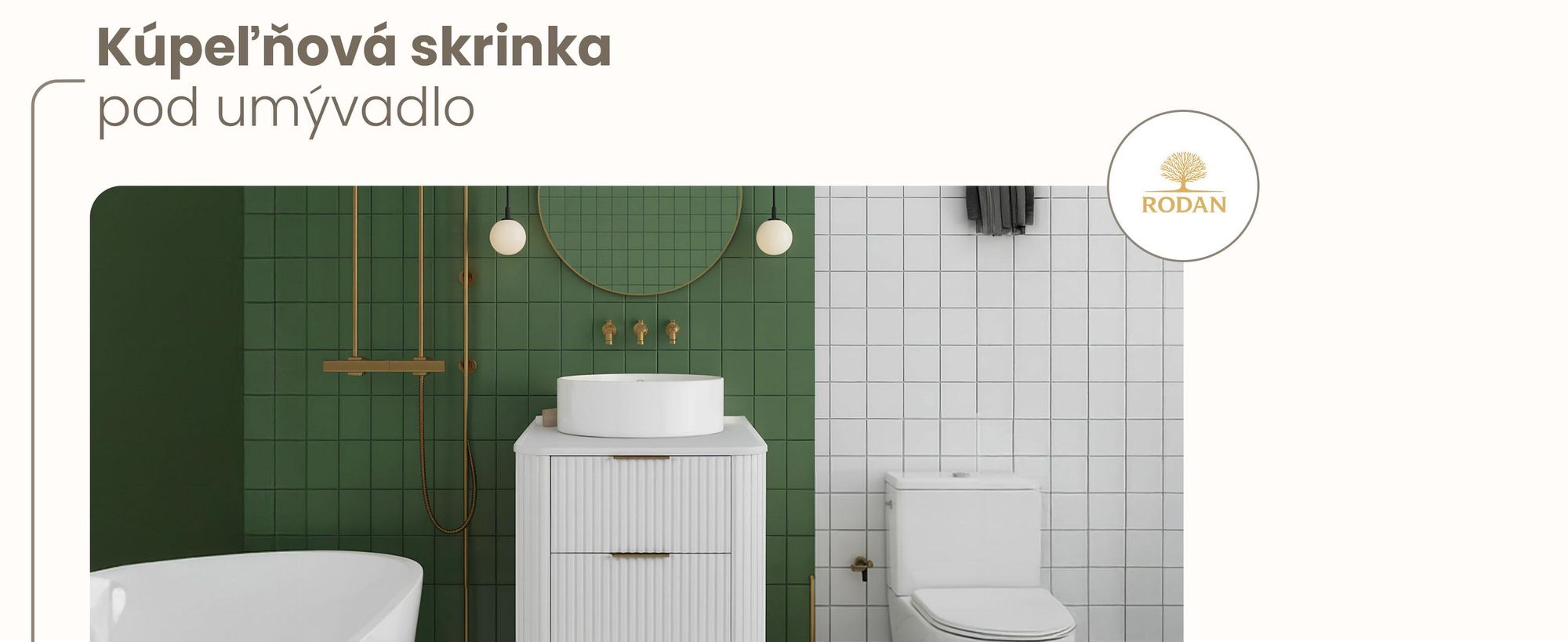 Kupelnova Skrinka - 60 CM - Biely Matný - MDF - 2 Zásuvky