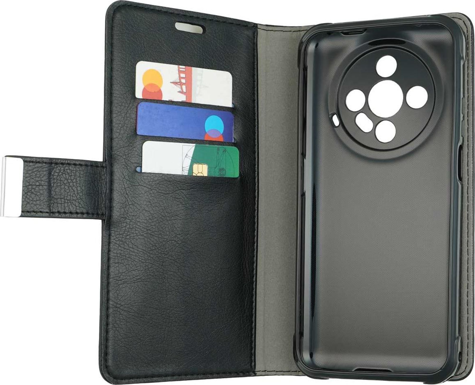 caseroxx Handy Hülle Tasche kompatibel mit Hammer IRON 6 Bookstyle-Case Wallet Case Bild 4