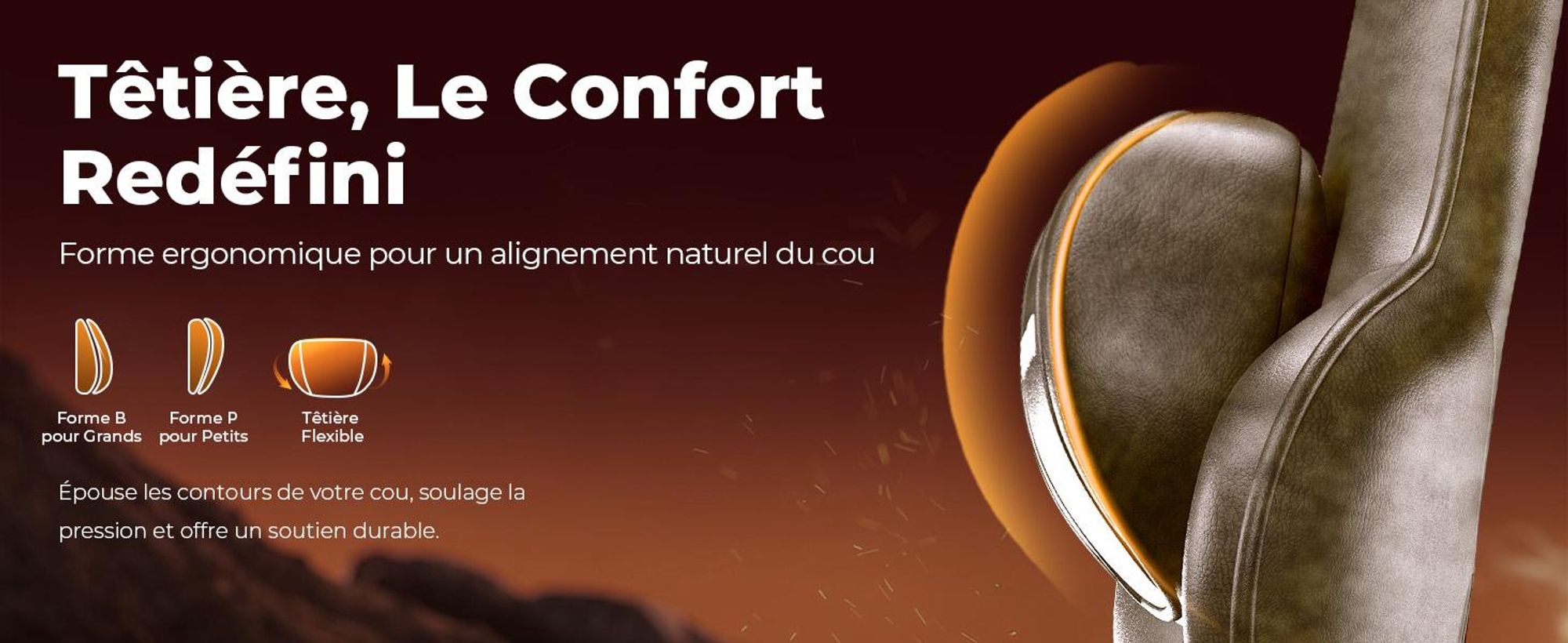 Fauteuil gaming GTPLAYER, fauteuil de bureau, fauteuil PC ergonomique, fauteuil pivotant réglable en hauteur, accoudoirs avec mécanisme synchrone, coussin lombaire, appui-tête