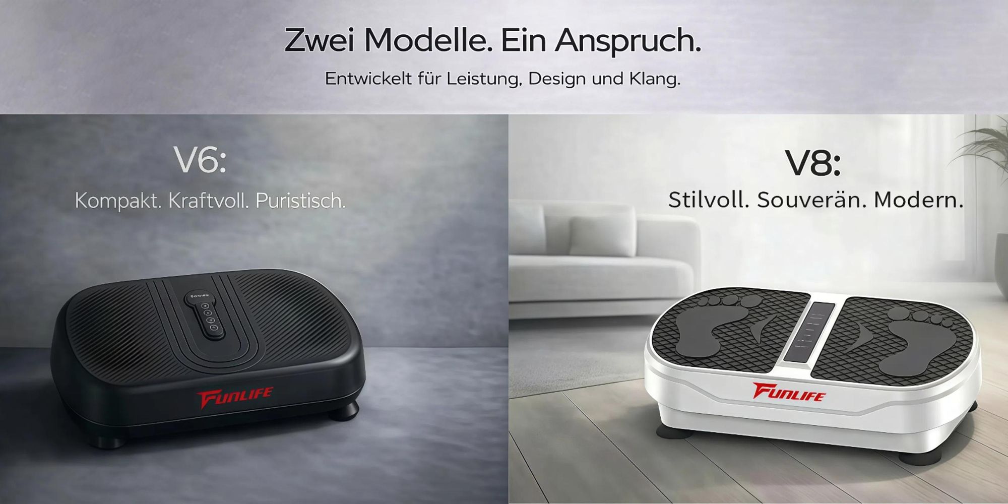 Vergleich Vibrationsplatte V6 und V8 Unterschiede Modellwahl