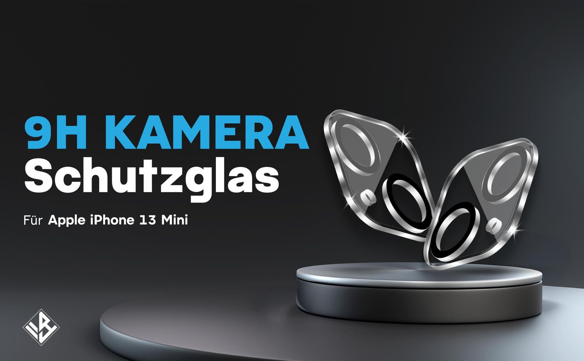 2er Set Kameraschutzglas für Apple iPhone 13 Mini in 9H Härte
