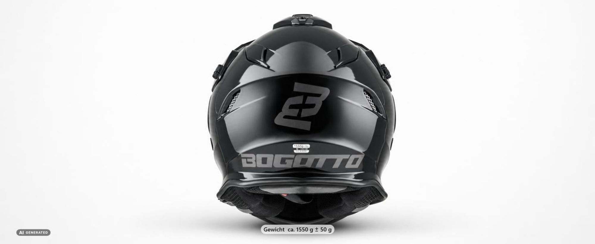 Bogotto H331 Enduro Helm, grün matt, 2XL (63/64)