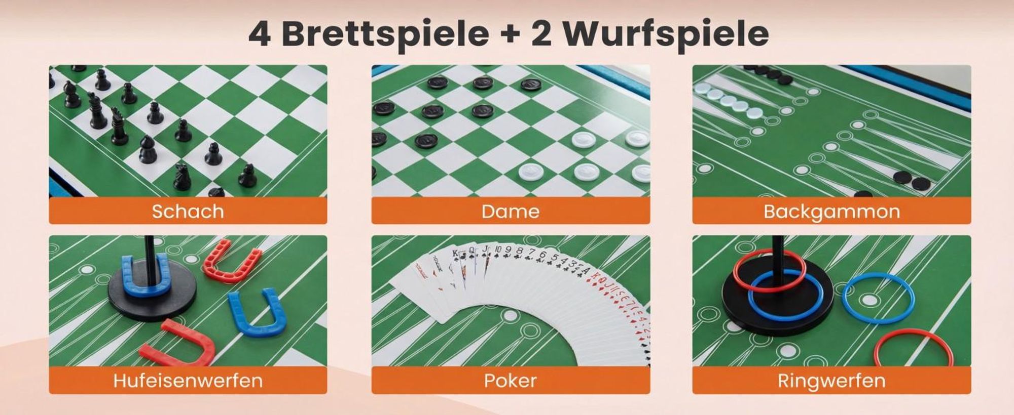 COSTWAY 12 in 1 Spieltisch, Tischspiel mit Tischfußball, Airhockey, Billard, Tischtennis, Schach, Bowling & Shuffleboard, Kombi-Tisch Aktivitätstisch