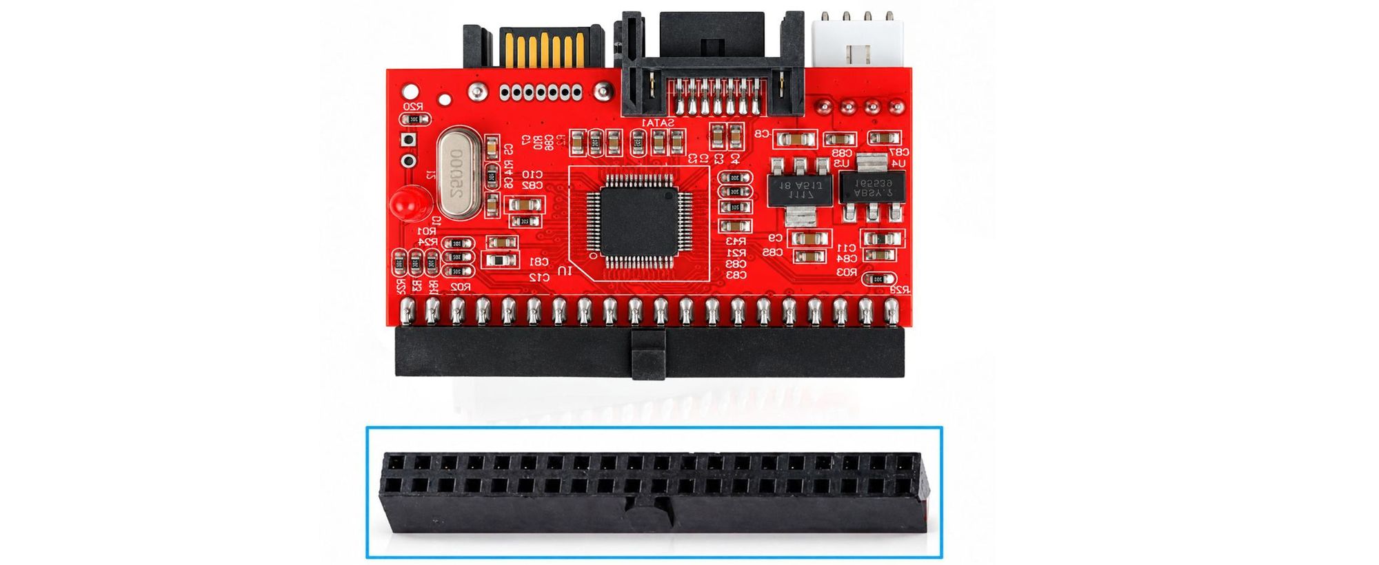 G02 IDE zu SATA & SATA zu IDE 2-in-1 Adapter Konverter für HDD & DVD-Laufwerk