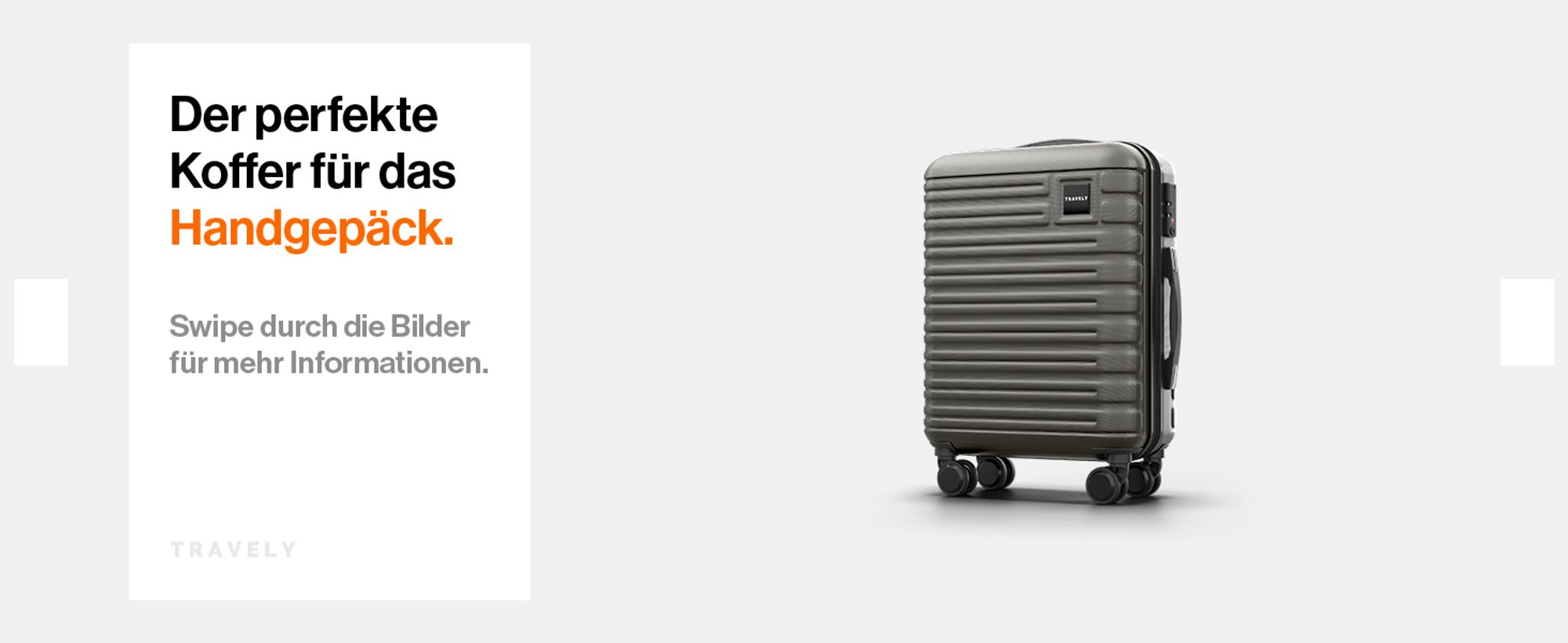TRAVELY Premium Koffer Set: 77cm, 67cm & 55cm Handgepäck Koffer in einem Set, sehr robuste Reisekoffer mit sanften Rollen & TSA Schloss, Reisekoffer, Koffer & Trolleys