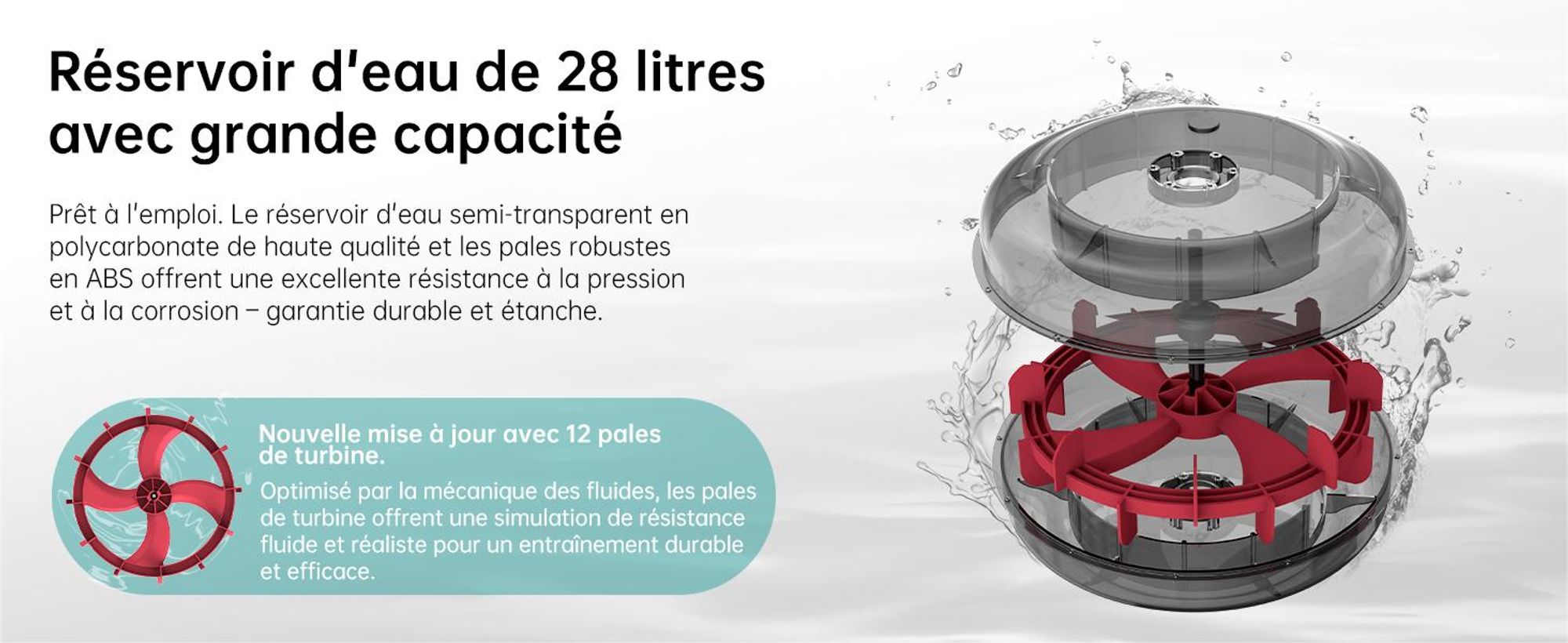 JASPORT R3 rameur à eau pliable en chêne , Bluetooth, écran LCD, Kinomap, réservoir de 28 l, jusqu’à 150 kg – Cherry
