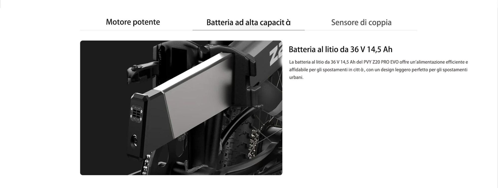 PVY Z20 PRO EVO Bicicletta Elettrica - 250W Motore 36V14.5AH Batteri 20 Pollici Pneumatici Freni a Disco Meccanici - Grigio