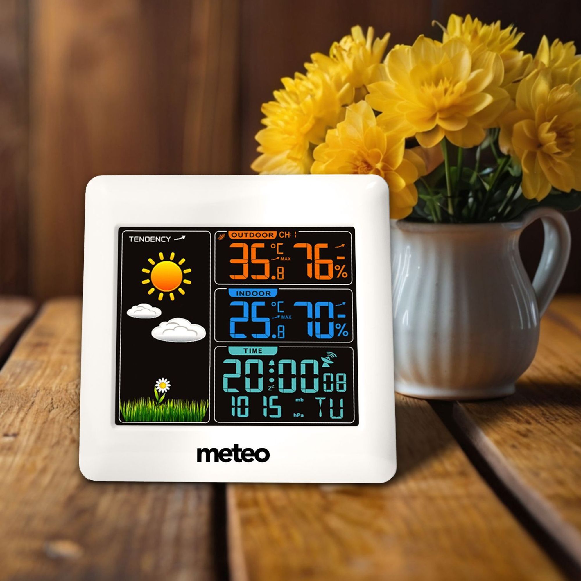 Wetterstation mit DCF und Wetteranzeige + SP93-Sensor
