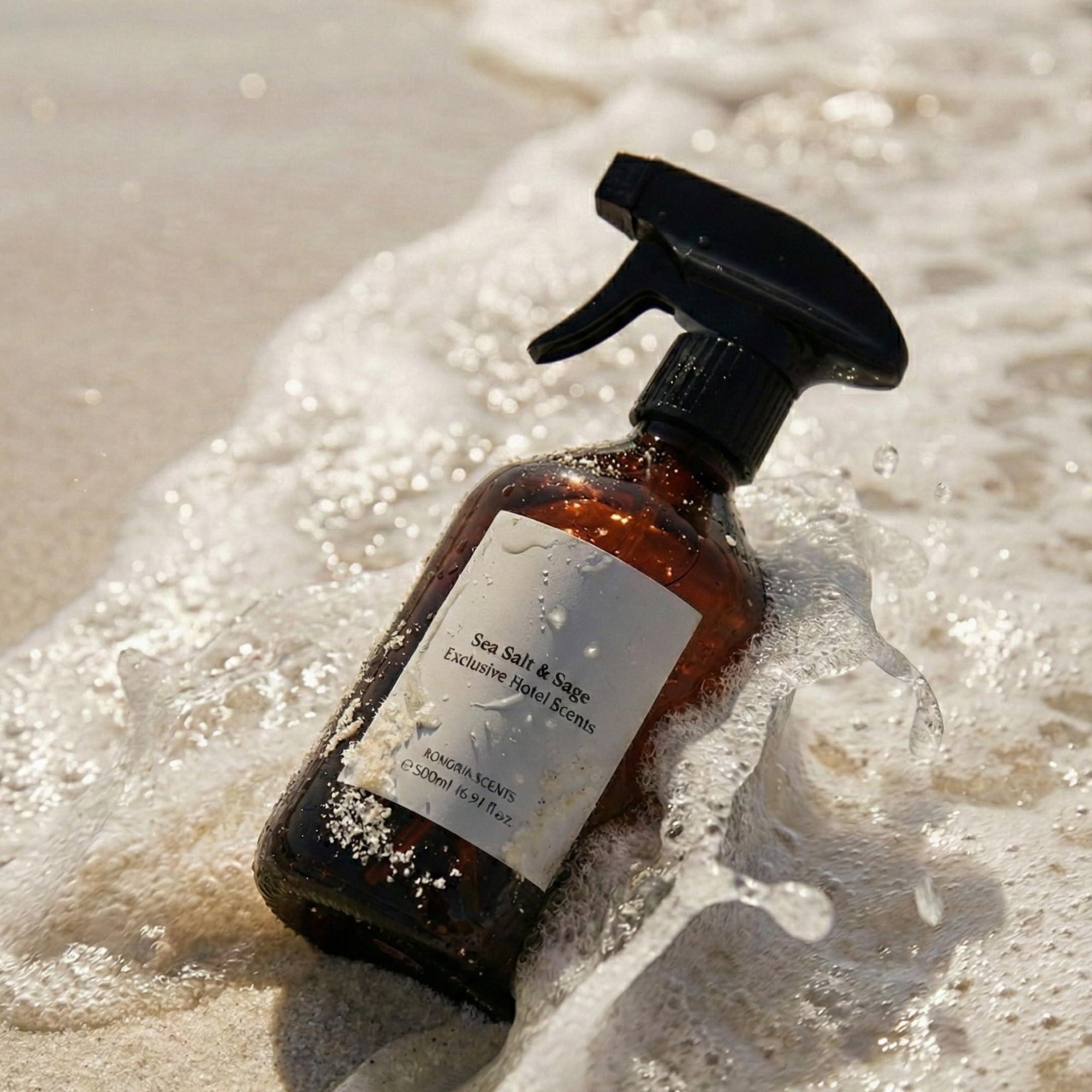 BOHORIA® Raumspray 500 ml Sea Salt & Sage – Frischer Raumduft – Hotel Scents Air Spray für Wohnzimmer, Schlafzimmer & Bad – Home Perfume