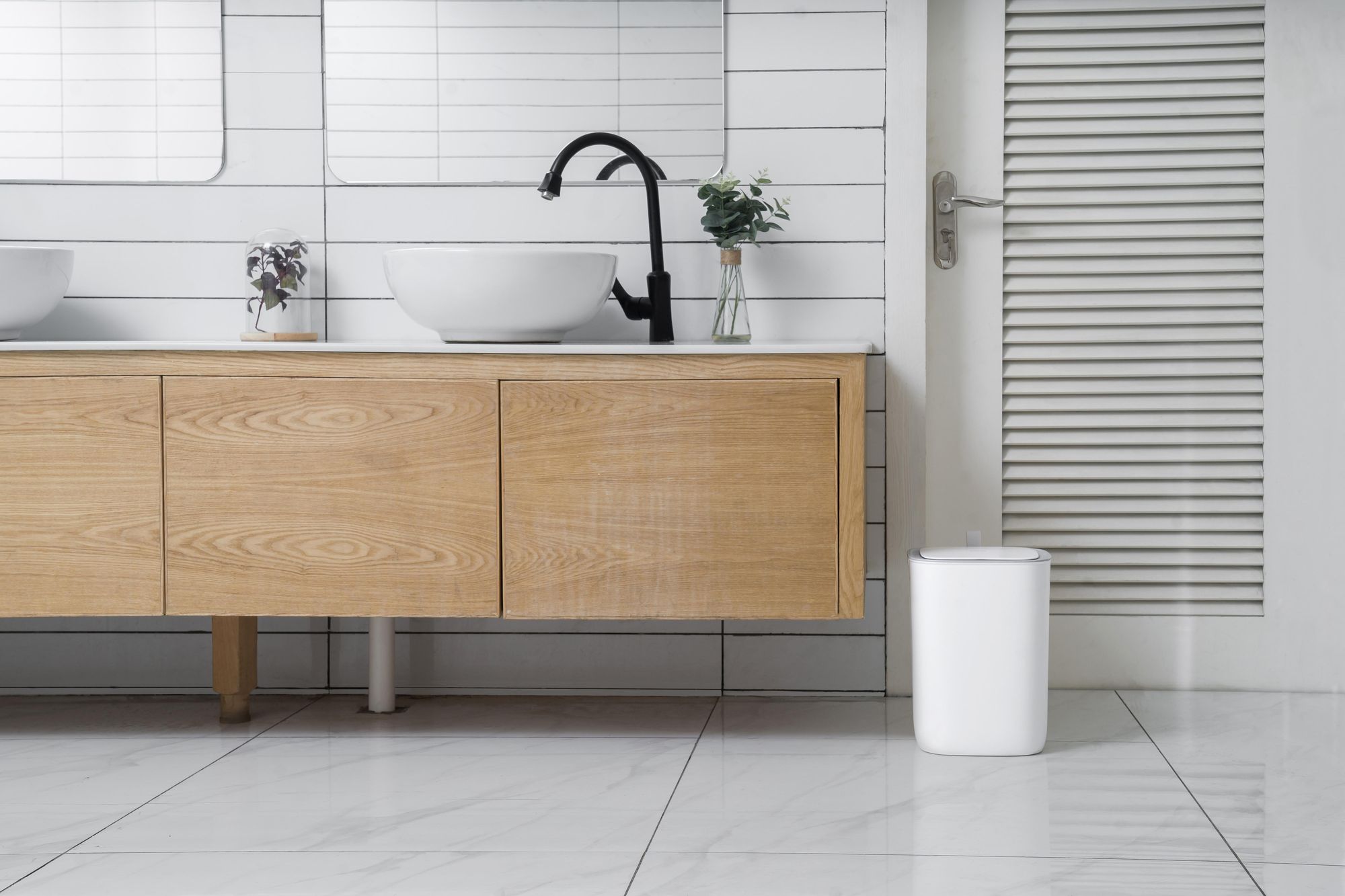 EKO - Morandi Smart Sensor Poubelle 12 litres - Polypropyleen - Blanc