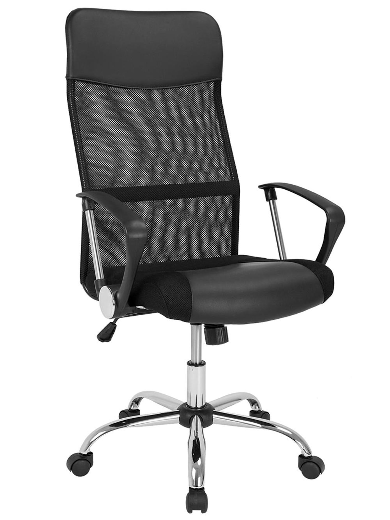 CASARIA ergonomischer Bürostuhl höhenverstellbar Schwarz