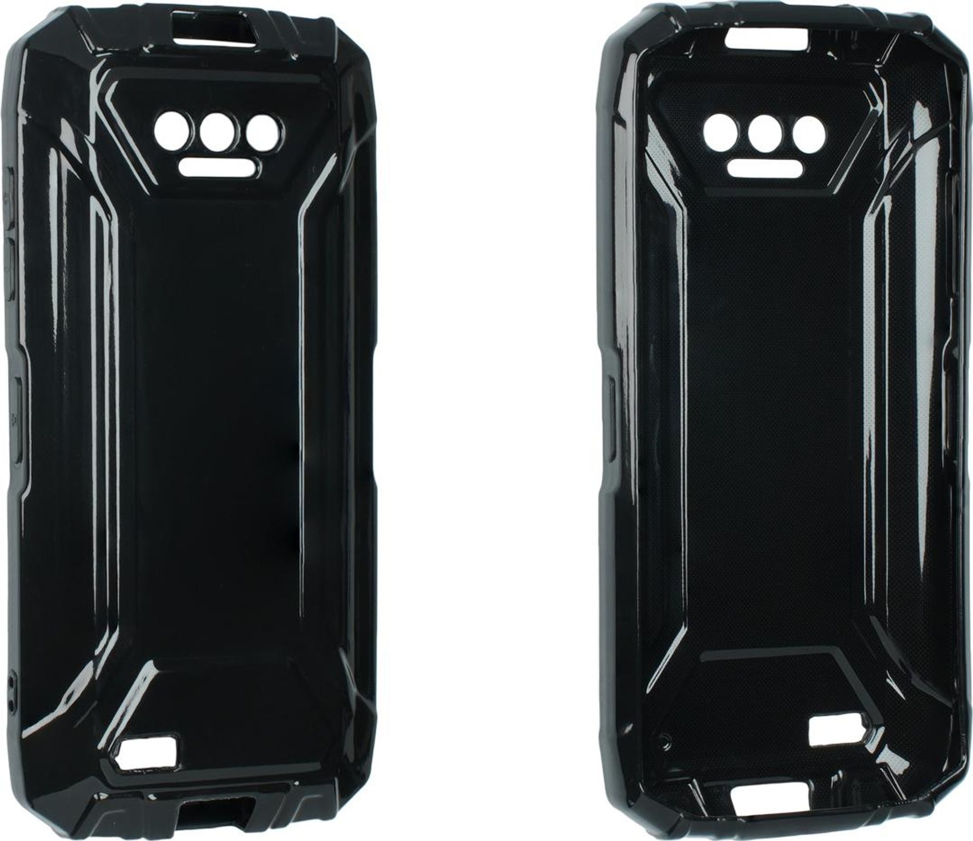 caseroxx Schutz-Hülle TPU-Hülle kompatibel mit Doogee S41 / S41T / S41 Pro / S41 Plus, Gummi Handy Tasche schwarz Bild 3