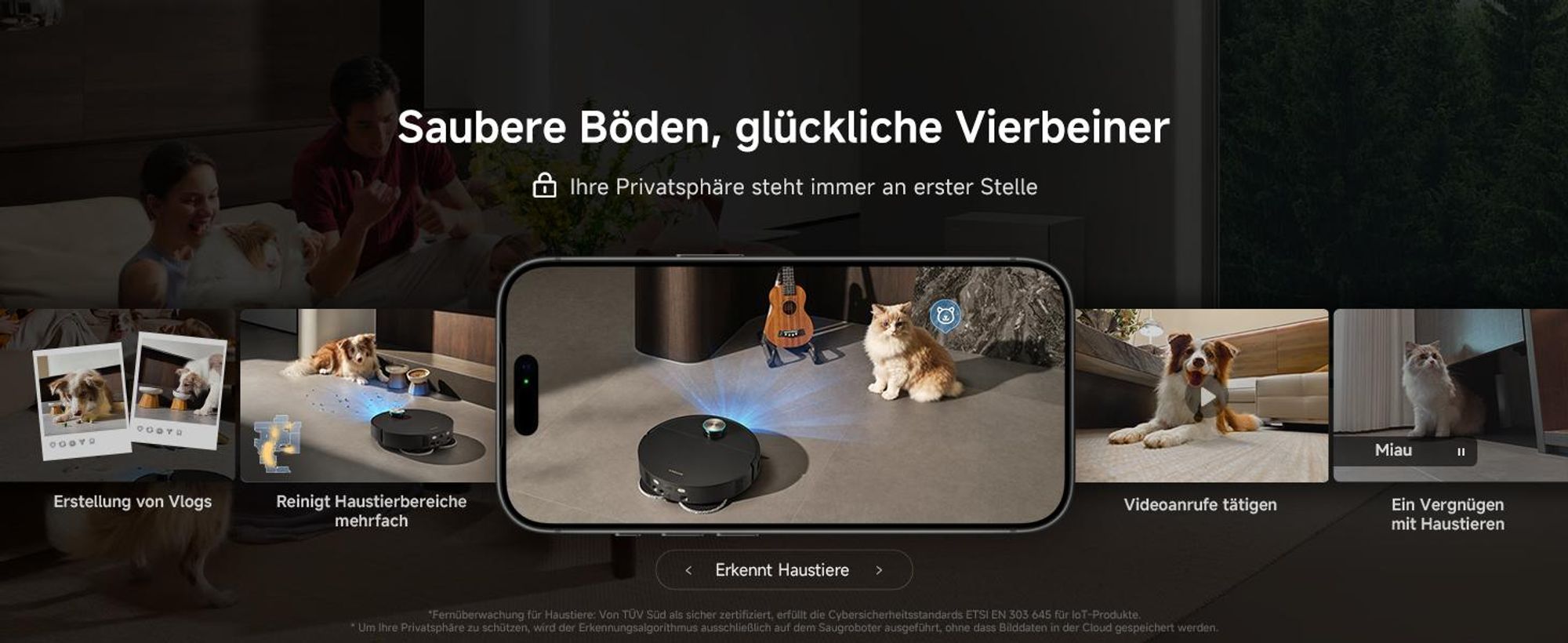 Dreame X50s Ultra Staubsauger Roboter mit Wischfunktion,35.000Pa Saugleistung,8.8cm Hindernisüberwindung,7.95cm Ultra-Slim,AstroVision™ System,Schwarz