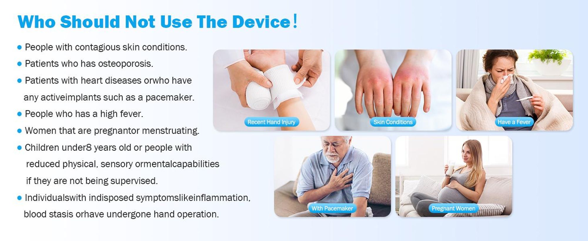 Handmassagegerät mit Wärme-, Kompressions- und Vibrationsfunktion, 2 Vibrationsmodi, 6 Massageprogramme, 6 Intensitätsstufen