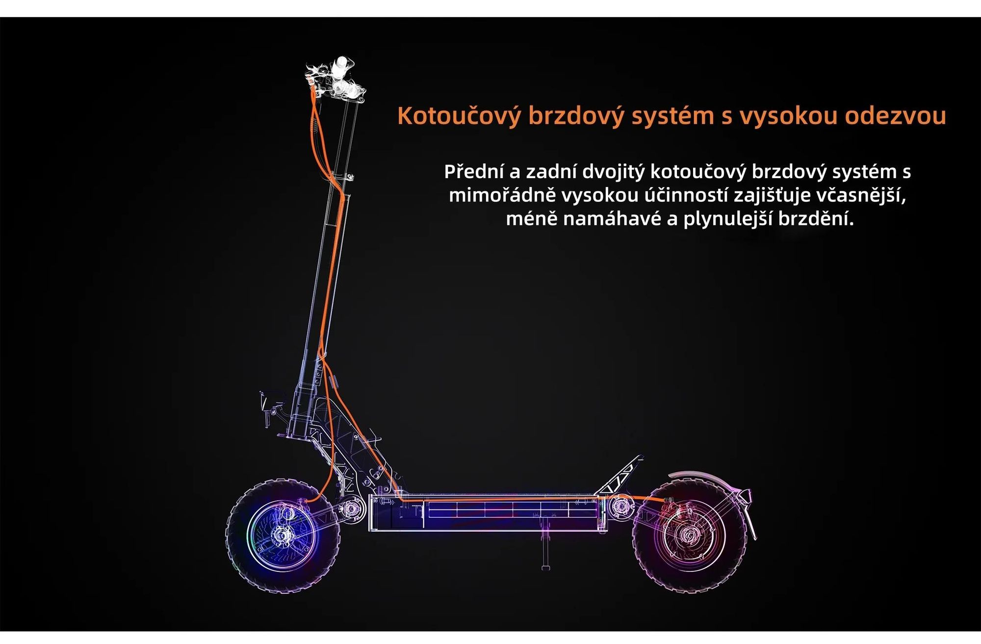 JOYOR S5-Z Skládací Elektrická koloběžka - 600W Motor 48V13AH Baterie 10 Palcové Pneumatiky Disk Brzdami S Funkcí Blinkru - Černá
