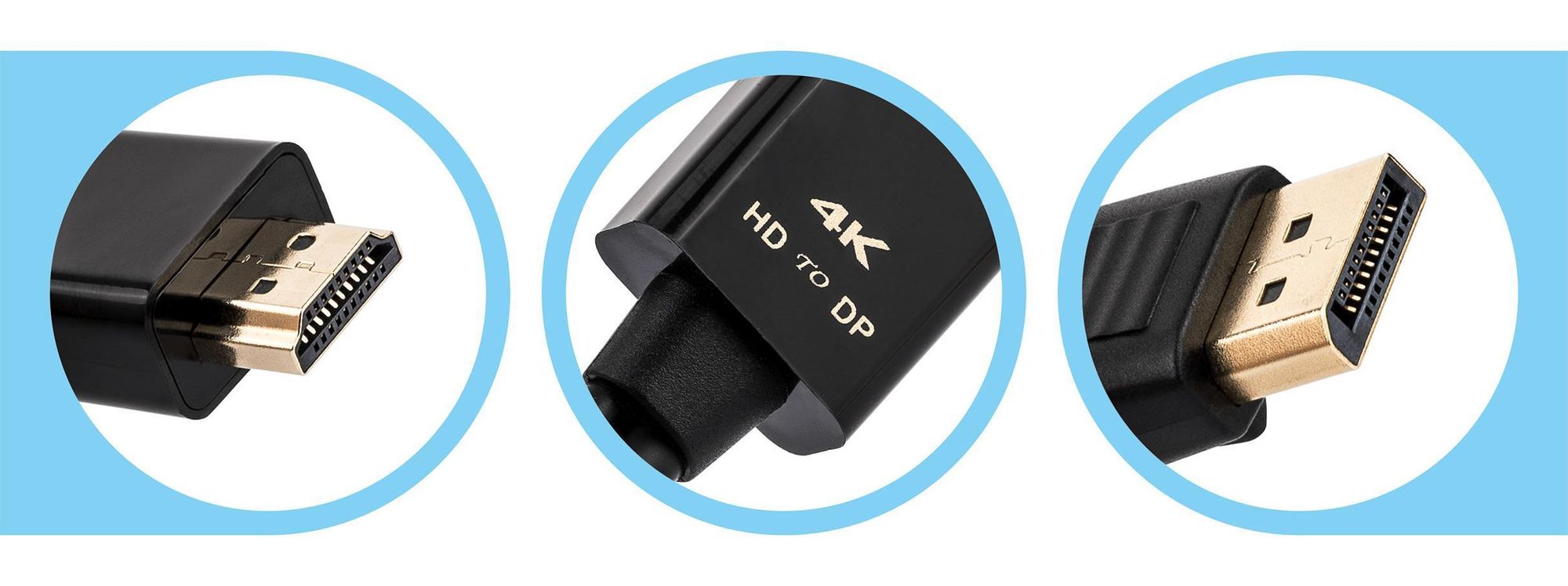 Reagle Kabelkonverter Von Hdmi Auf Displayport Dp 4K 60 Hz, 1,8 M Bildschirm Klonen, Bildschirm Erweitern Robuste Konstruktion Verstärkte Kabel