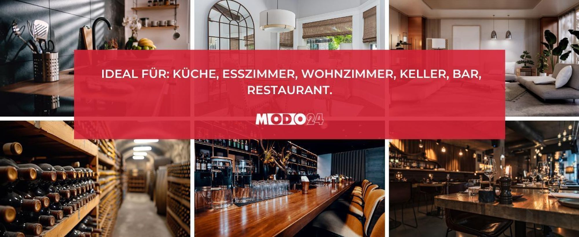 MODO24 Regalfüße, Weinregal Zubehör, Standfüße 2er Set, Regalerhöhung, Sockel, Weinschrank, Kellerregal, Massivholz, 5x3x30 cm, Braun, RW61