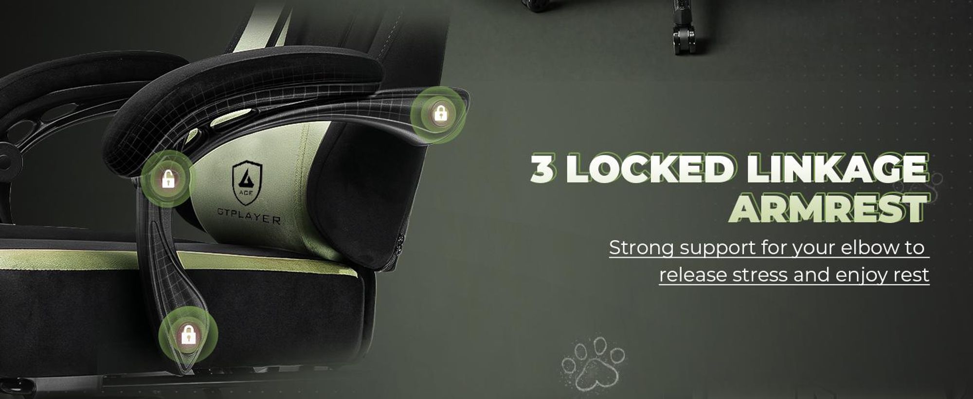 GTPLAYER Simpatica sedia da gioco con tessuto in velluto, sedia da gioco, sedia da ufficio ergonomica sedia da gioco con orecchie di gatto, memory foam e poggiapiedi, 150kg