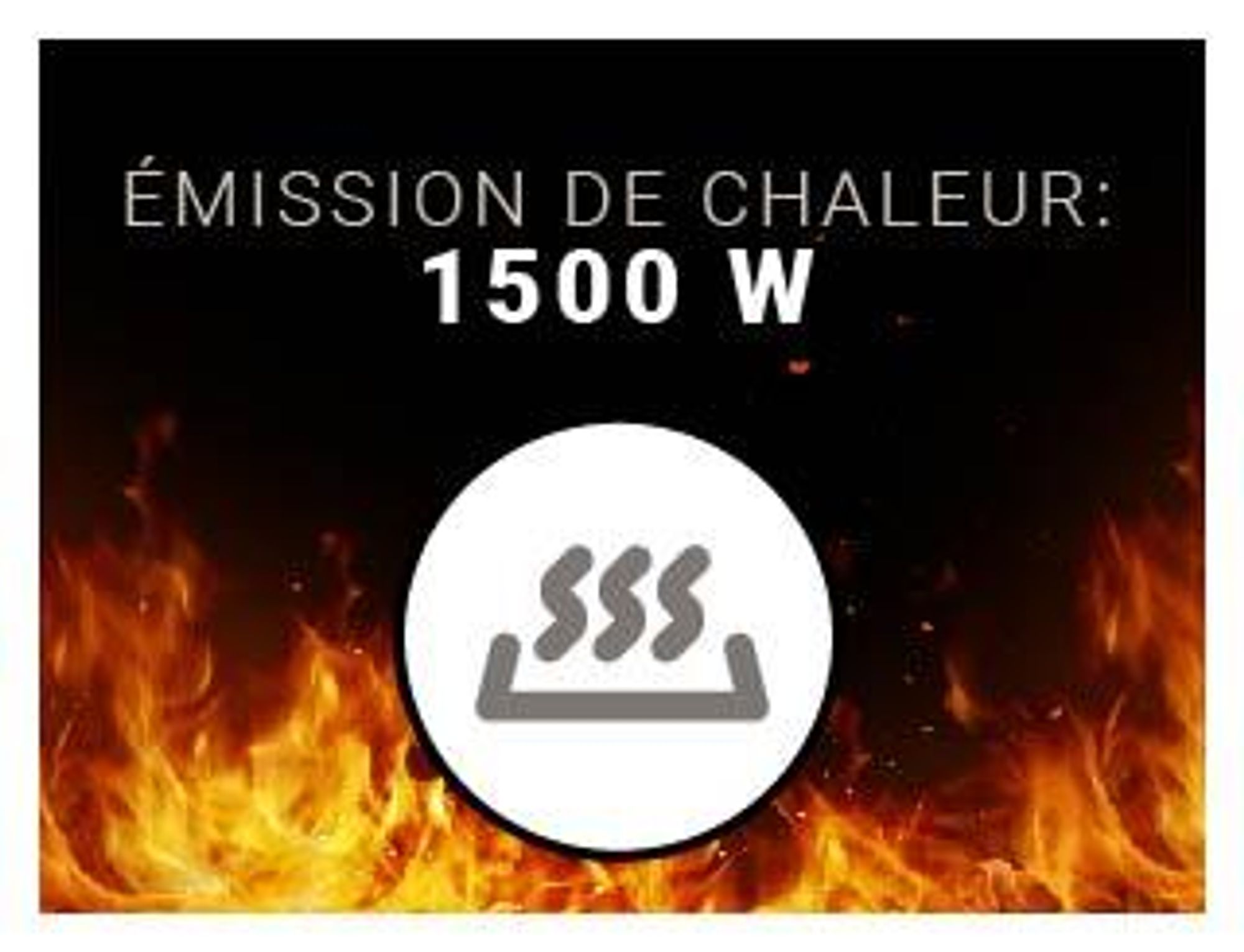 Cheminée électrique BALDERIA Athena smart 72 - Cheminée encastrable - Noir
