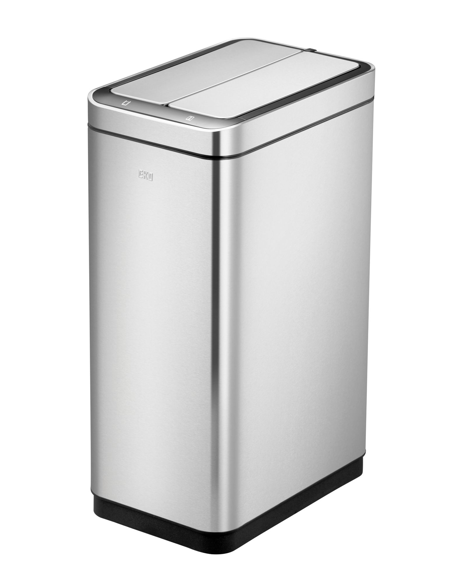 EKO - Deluxe Phantom Sensor Abfalleimer 30 Liter - Stainless steel Polypropylene - Matt Edelstahl