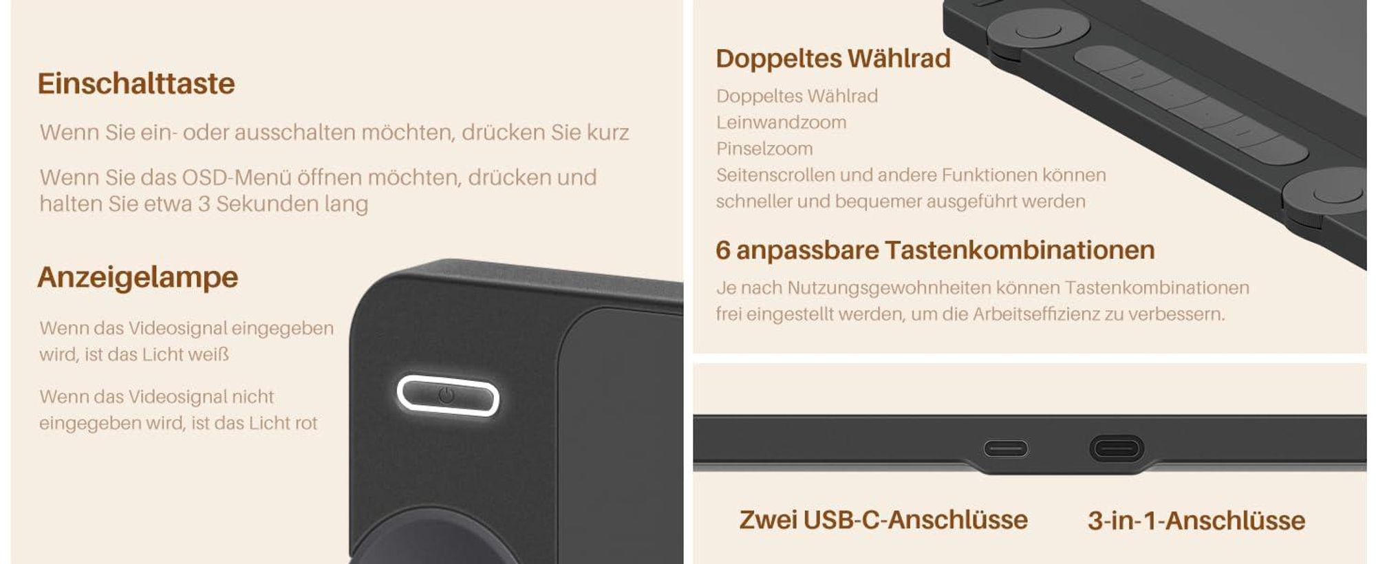 Huion Kamvas 16 NEW Gen.3 Grafiktablett