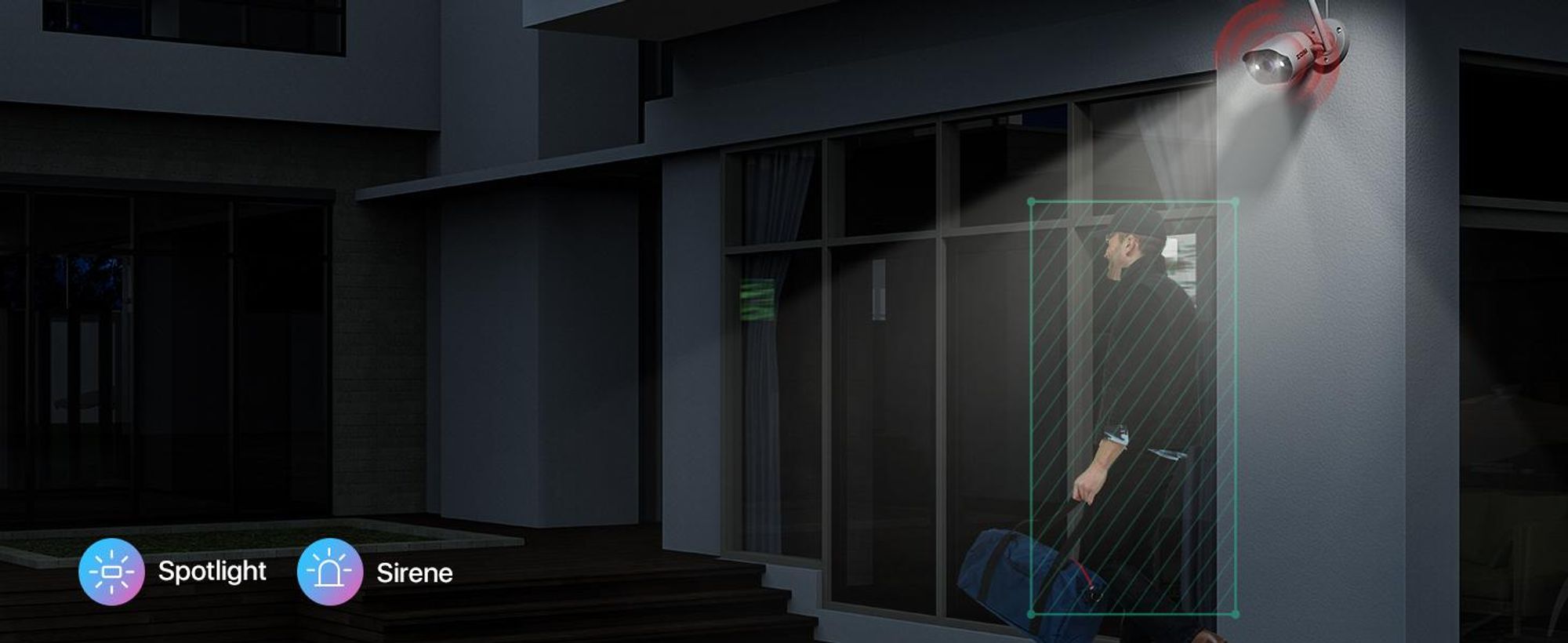 Smart Spotlight Sirene