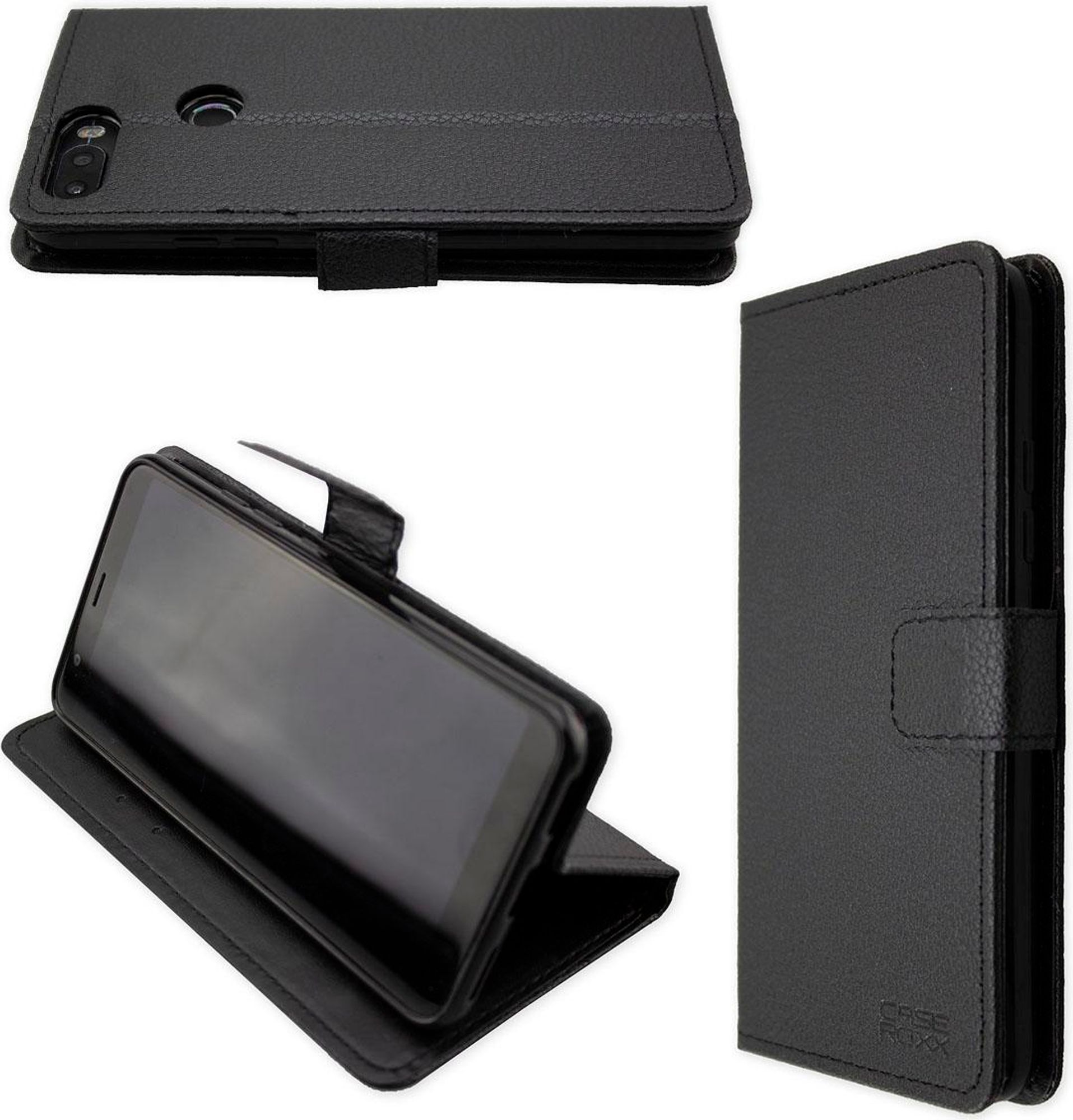 caseroxx Handy Hülle Tasche kompatibel mit Gigaset GS370 / GS370 Plus Bookstyle-Case Wallet Case Bild 4