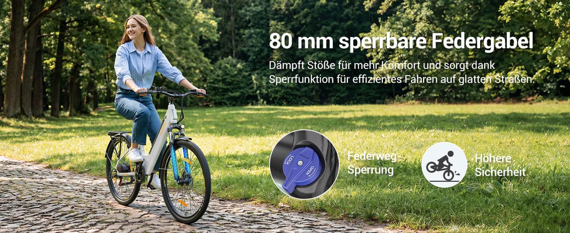 Eleglide T1 ST City E-Bike Pedelec 250W 100km Reichweite Shimano 7-Gang Tiefeinsteiger 27,5" USB Licht Gepäckträger