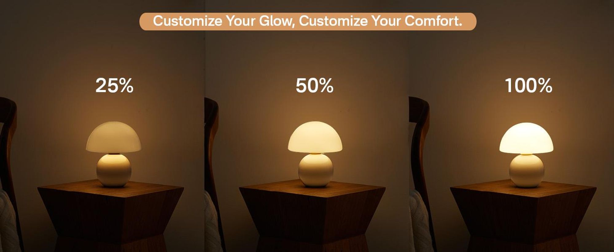 Nachttischlampe Dimmbare LED Akku Tischleuchte Touch Tischlampe Stufenloses Dimmen Tragbare USB Aufladbar kabellose lampe