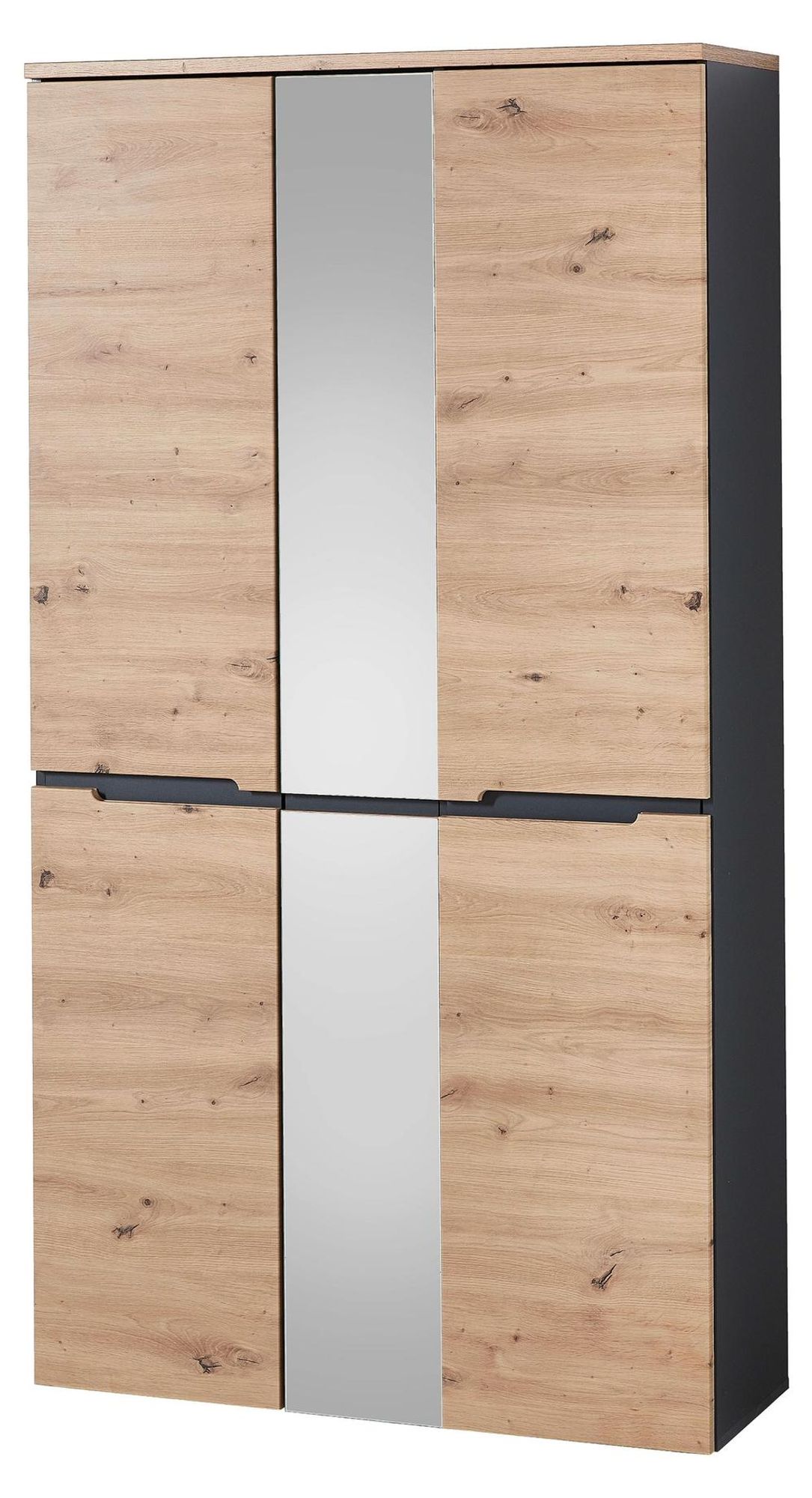 freiraum Garderobenschrank Meagan – moderner Schrank mit Softclose-Funktion und Spiegeltür