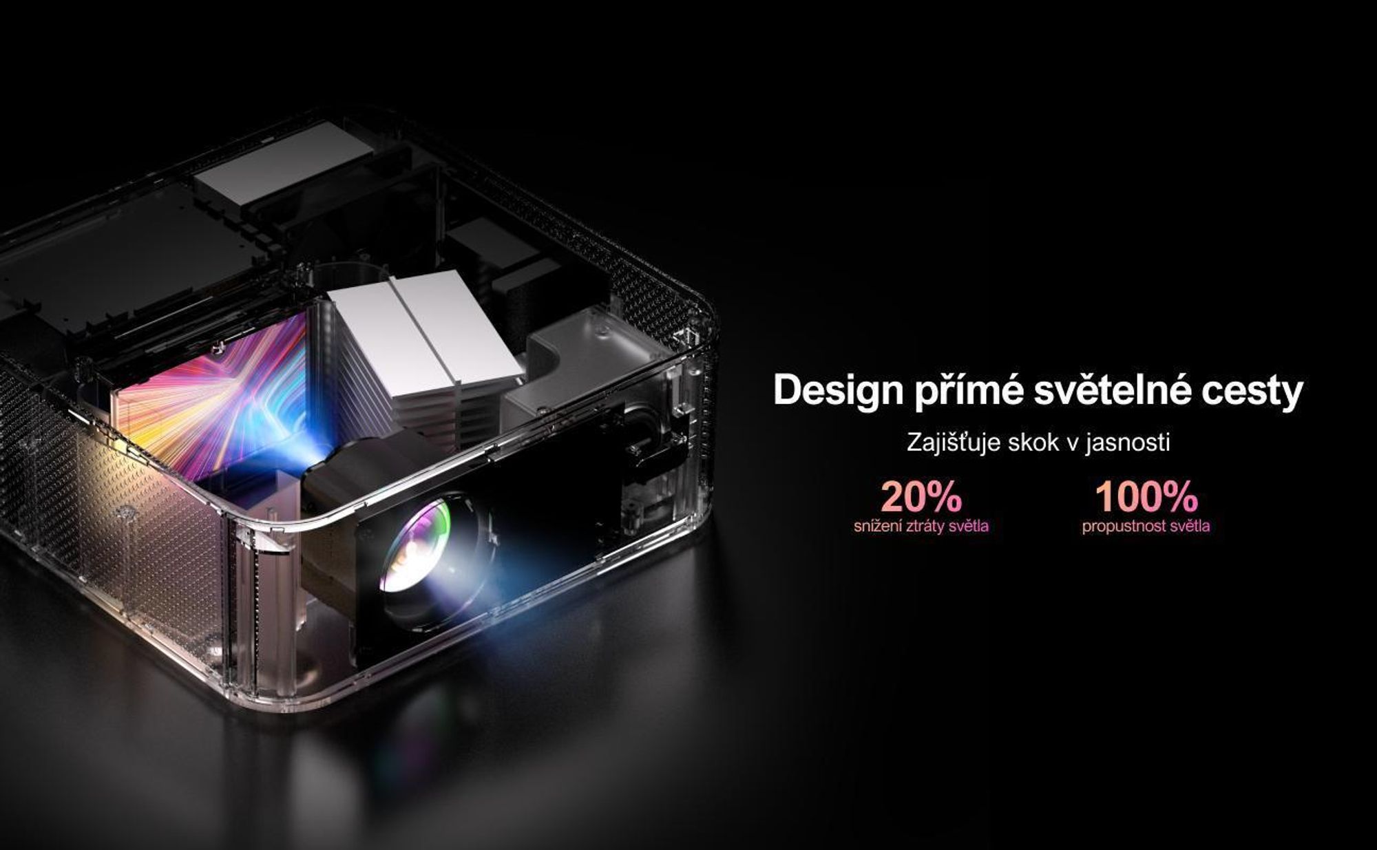 Projektor ULTIMEA 1080P Aktualizovaná verze s funkcí vyhýbání se překážkám, 700 ANSI lumenů, 15000:1, inteligentní vyrovnání plátna, Apollo-P40