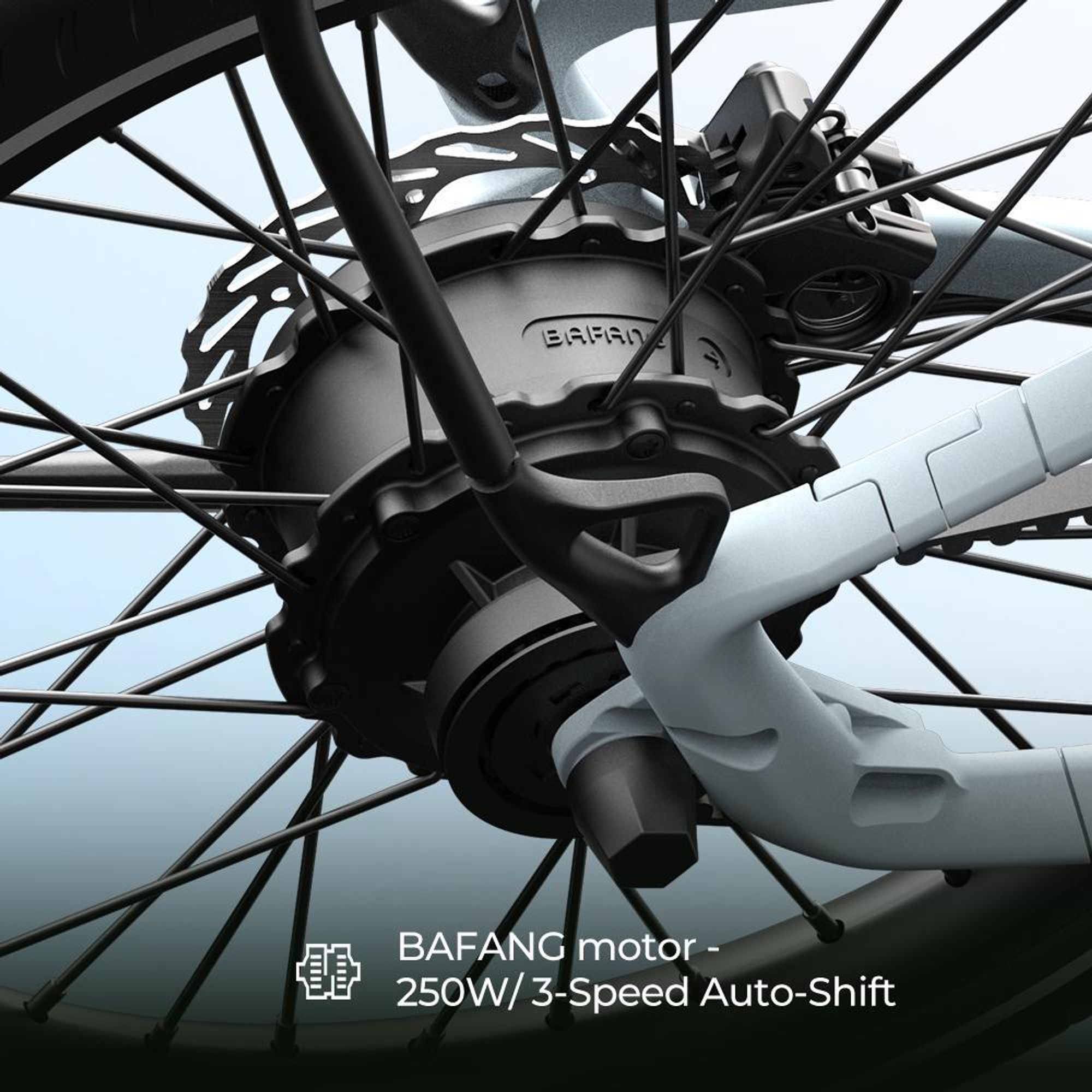 BAFANG 3-Gang-Motor  Der Gewinner des German Design Award 2026 bietet eine sanfte Beschleunigung