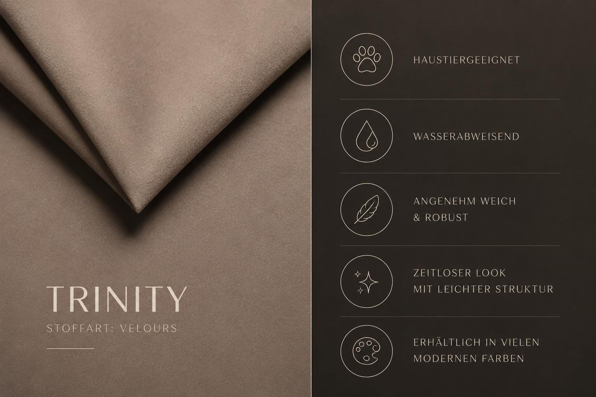 Kontinentalbett aus Samt, Polsterbett, Boxspringbett, dekorativem Kopfteil Doppelbett mit Bonell-Matratze, Topper und Bettkasten (gepolstertes Kopfteil, Boxspring) Boxspringbett Bett 01 –160x200 - Trinity 32 - Silber