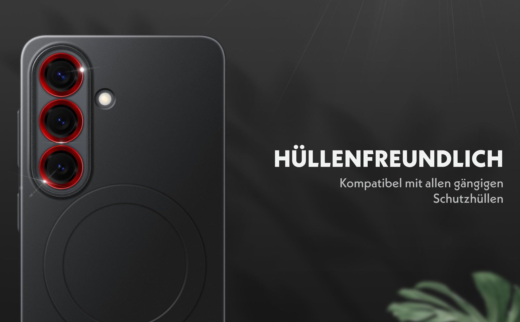 Kameraschutzglas Set für Samsung Galaxy S26 kompatibel mit allen gängigen Hüllen