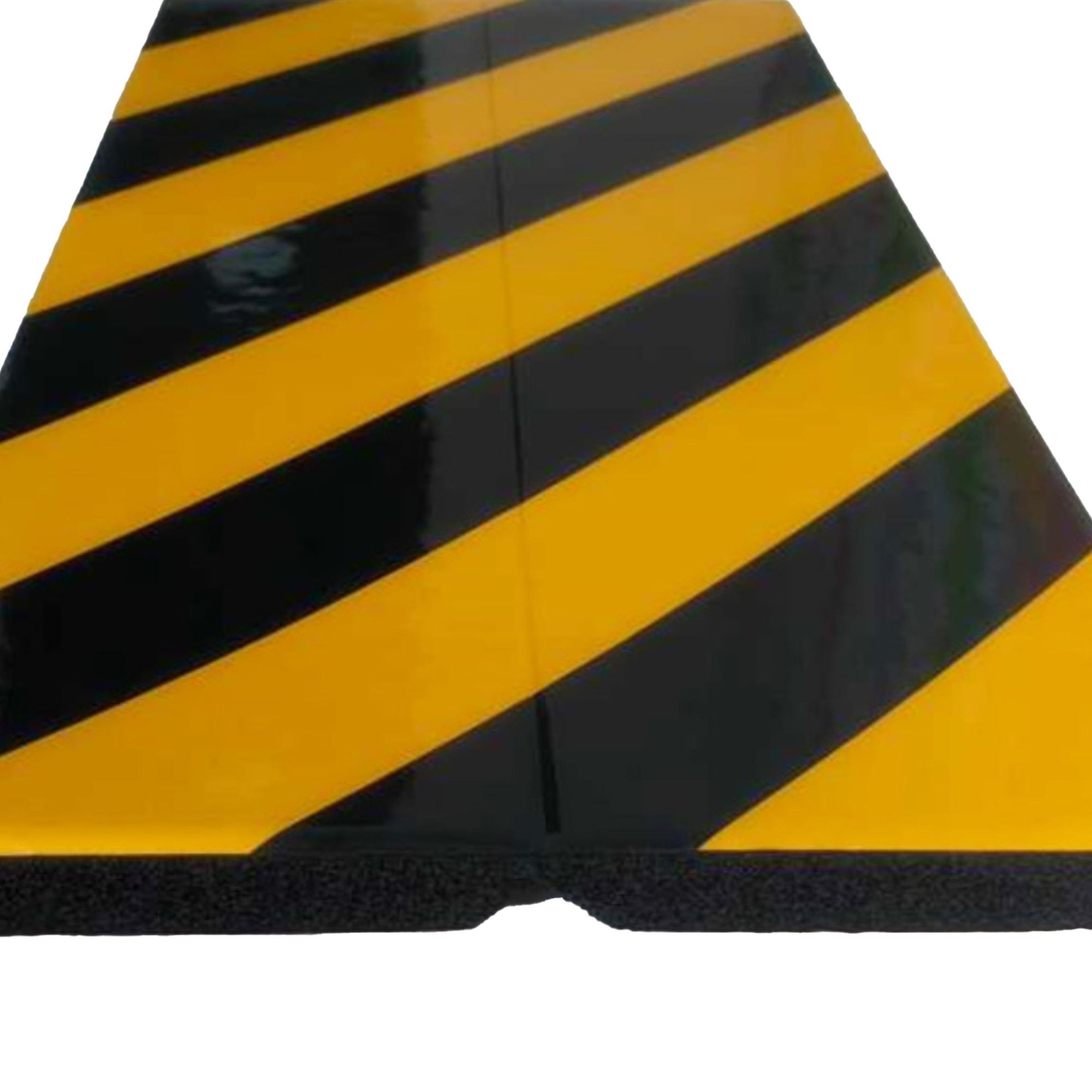 Eckenschutz Garage 50x20x1,5cm, reflektierender Kantenschutz selbstklebend, Wandschutz Schaumstoff für Parkplatz & Auto, EVI Garage Protector C50
