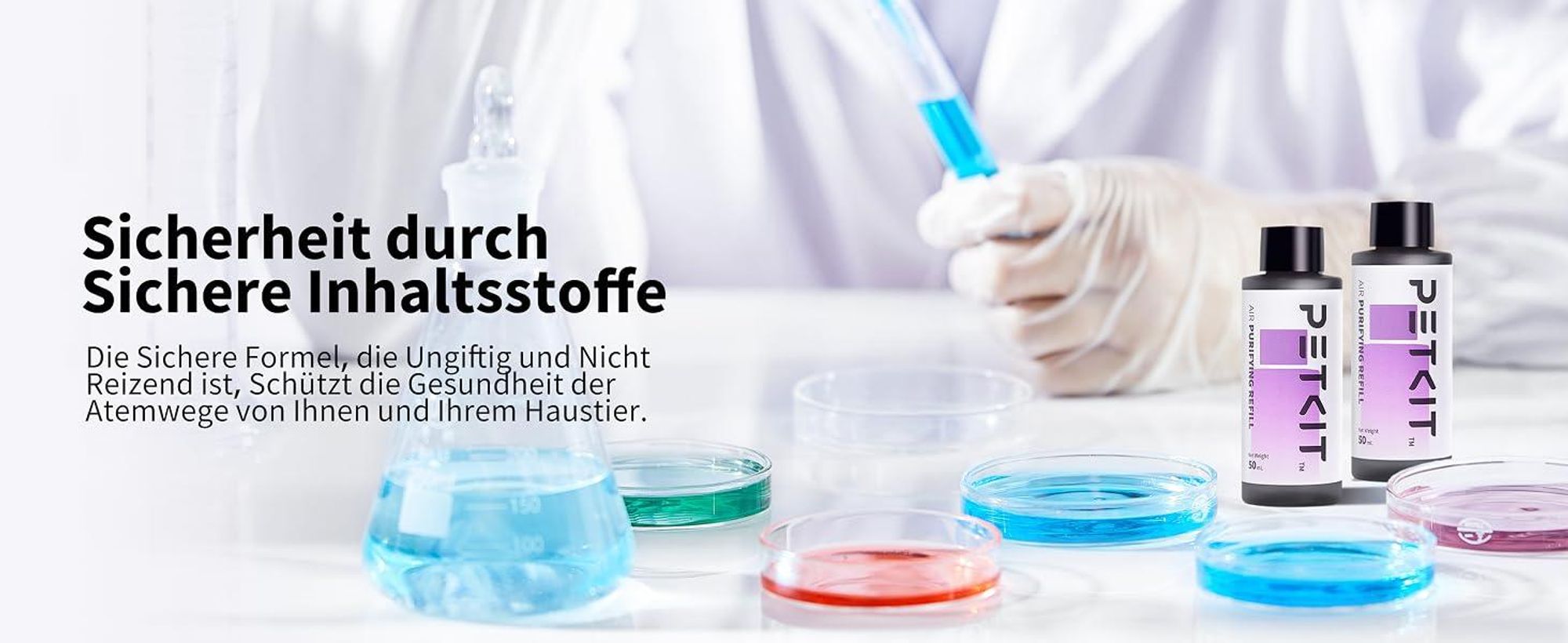PETKIT Pura X Pura Max 2 Selbstreinigende Katzentoilette Geruchsentferner-Nachfüllflüssigkeit (4 Flaschen)