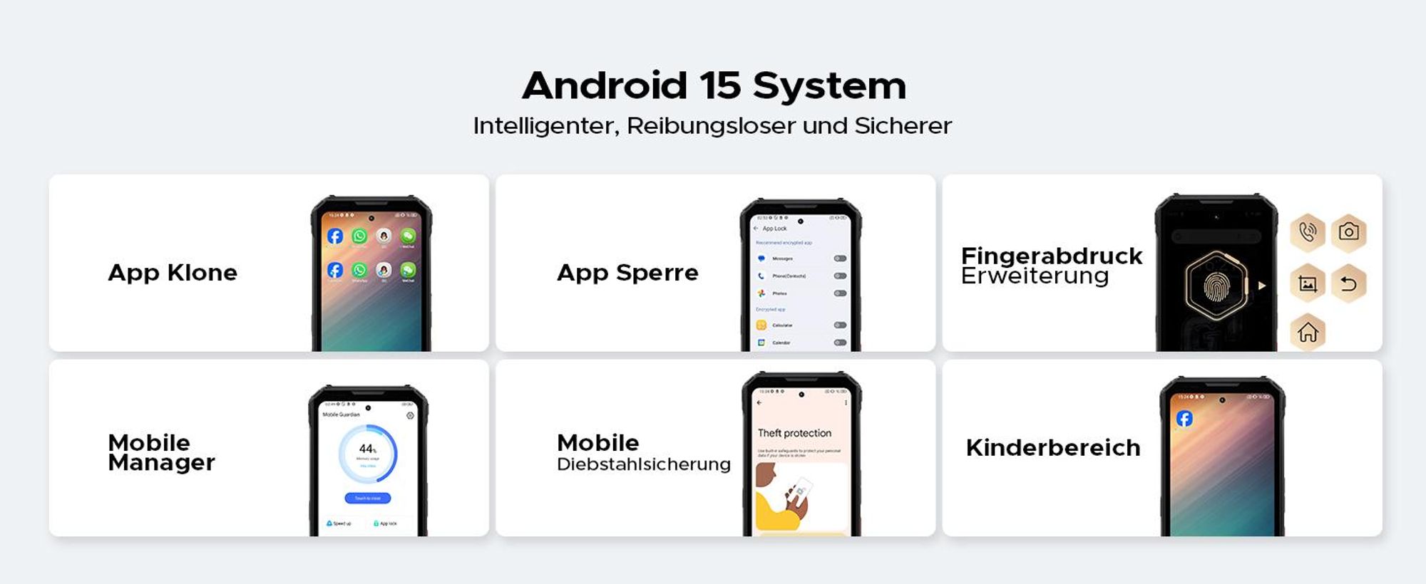 DOOGEE V Max LR Outdoor Smartphone Handy, 5G, IP68/IP69K, 6,78" 120Hz, 20500mAh, 36+512GB, 200MP,NFC, Fingerabdruck, ohne Vertrag