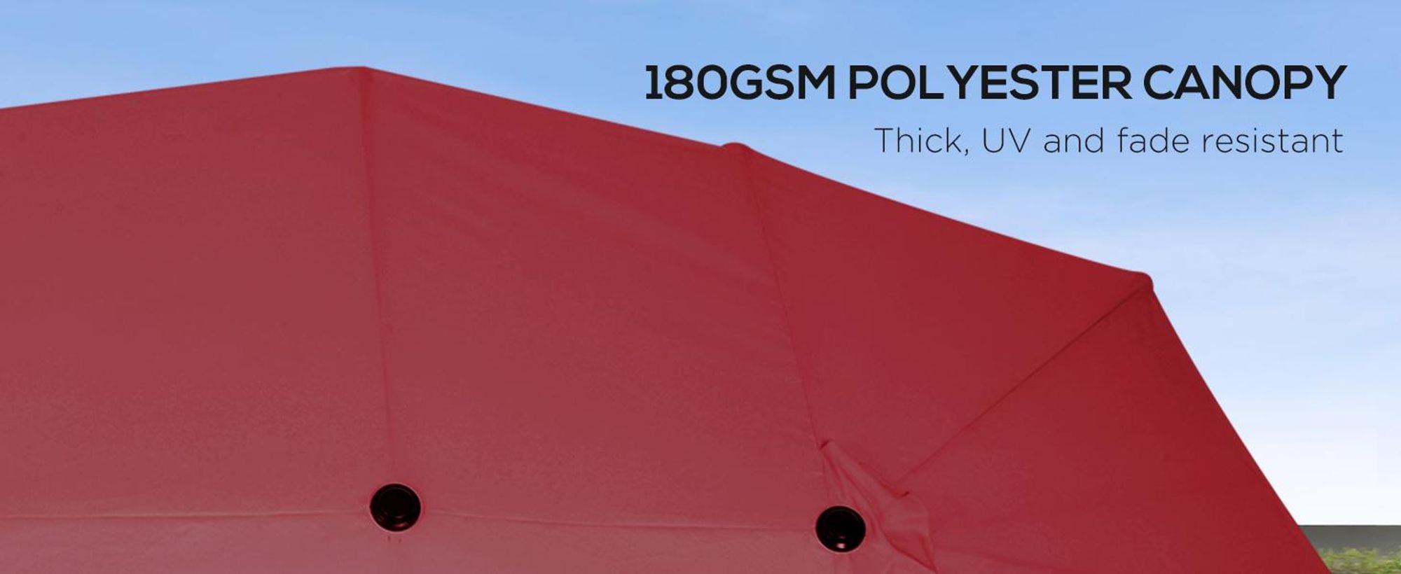 Outsunny parasol z korbą Parasol ogrodowy podwójny 460 x 270 cm