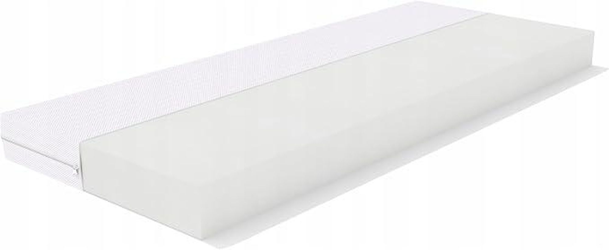 REM-Sen Matratze 90x200cm Höhe 9 cm Härtegrad 4 (H4) aus elastischem Polyurethanschaum T25 mit Antiallergischem Bezug, Feste Schaumstoffmatratze für Erwachsene & Kinder,