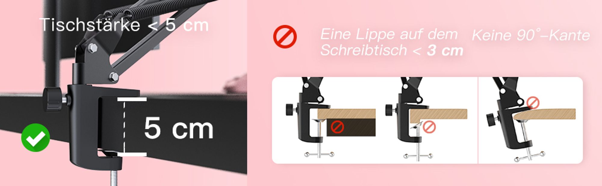 FIFINE Gaming Mikrofon PC mit Arm USB Microphone für Podcast Streaming Studio