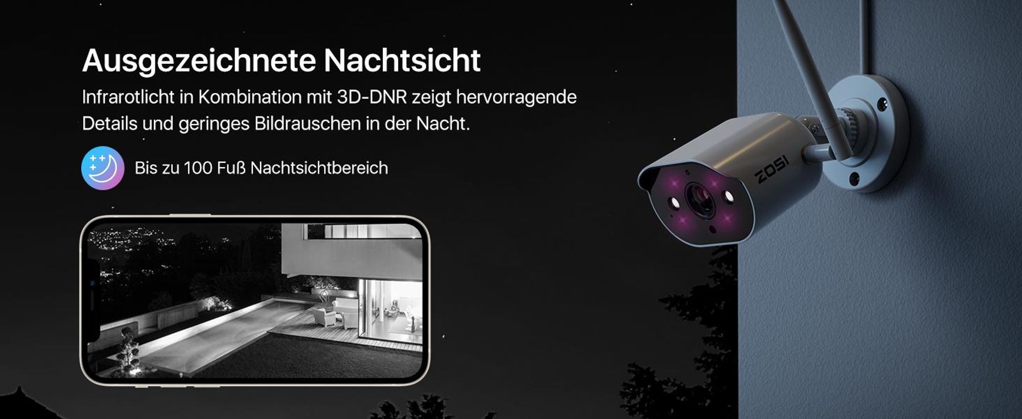 Infrarot Nachtsicht