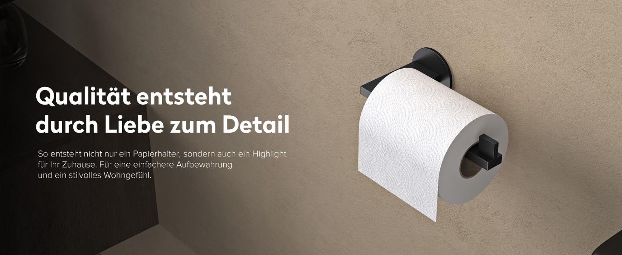 doporro Toilettenpapierhalter selbstklebend, Klopapierhalter aus Edelstahl ohne Bohren, Klorollenhalter für Badezimmer, Matt Weiß Lino-04
