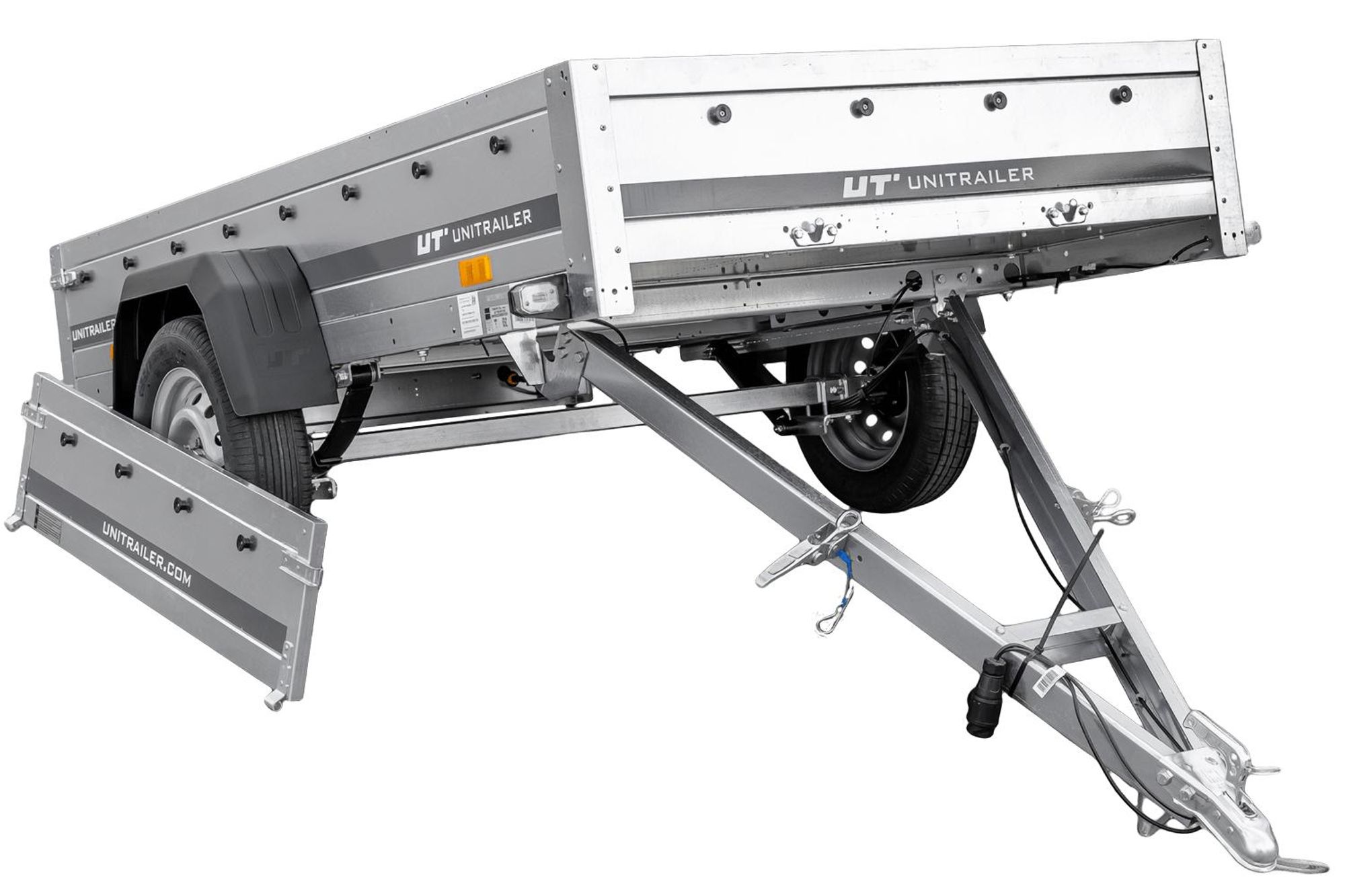 PKW-Anhänger mit Blattfedern 230x125 UNITRAILER GARDEN 230/R KIPP
