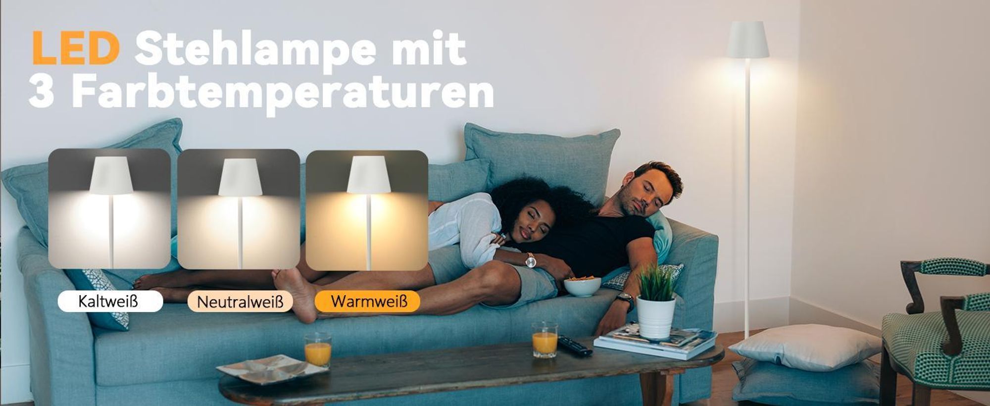 ZMH lampada da terra soggiorno LED dimmerabile lampada da terra moderna USB ricaricabile lampada da terra con 3 temperature di colore bianco lampada da terra per camera da letto studio e ufficio 125 cm