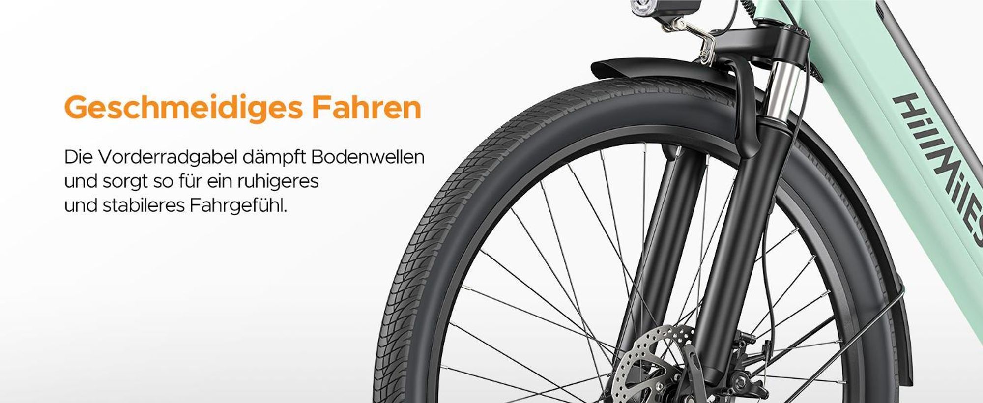 HillMiles E Bike, City E-Bike & E-Hollandrad mit 36V 13Ah Akku bis zu 80-100km, SHIMANO 7-Gang, 250W Motor&25km/h, MileCity1