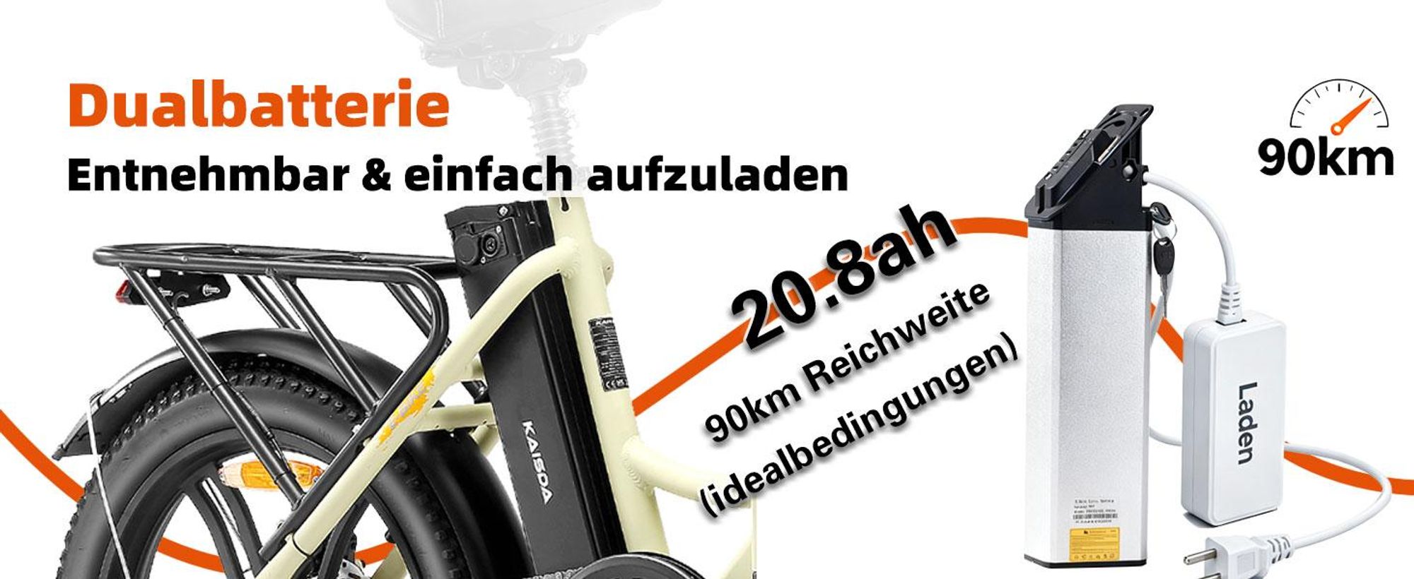Elektrofahrräder 20 Zoll E Bike Klapprad Pedelec 20.8Ah/36V Lithium-Akku | bis zu 150km, 250W Heckmotor, Trekking/City Pedelec für Damen und Herren