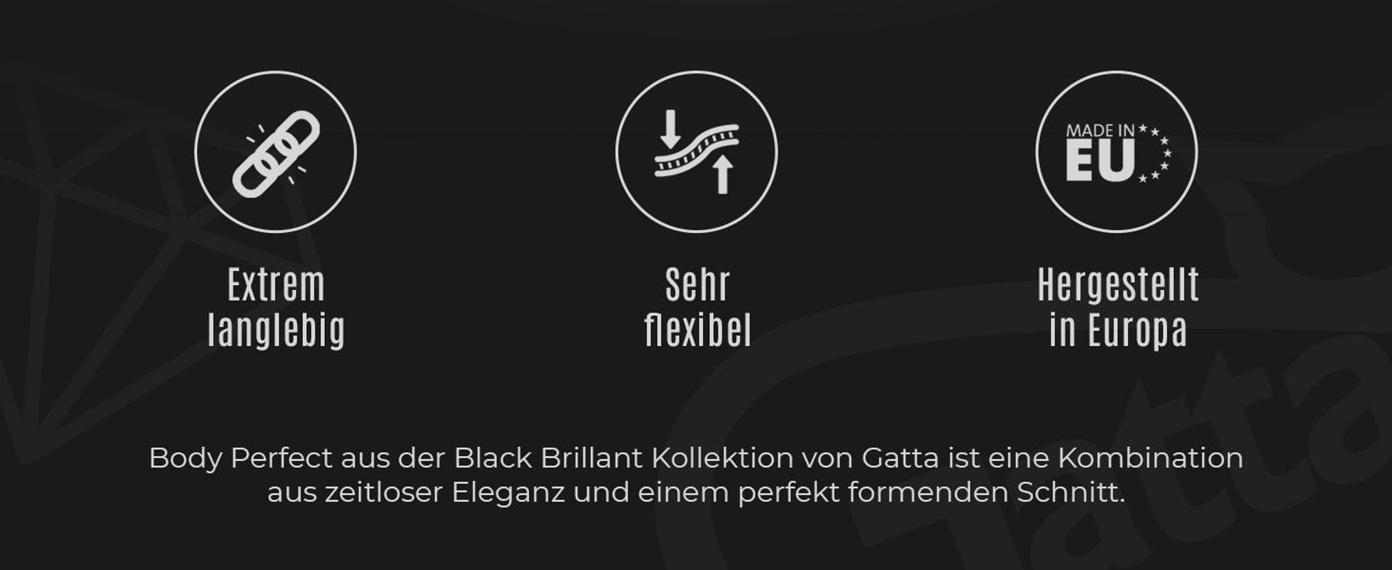Gatta Body Rollkragen BLACK BRILLANT Langarm Einteiler glänzender Bodysuit, XL