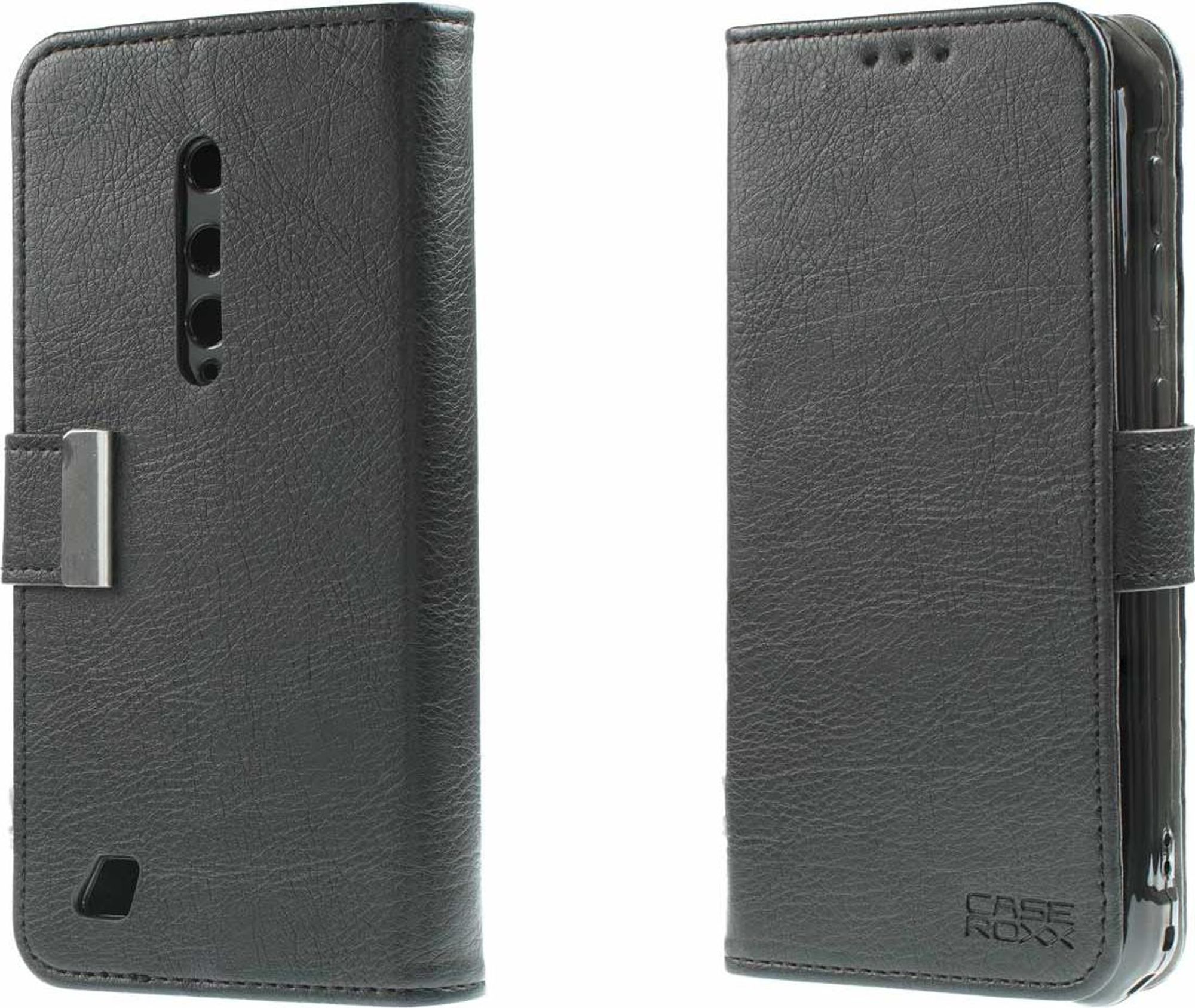 caseroxx Handy Hülle Tasche kompatibel mit Ulefone Armor X12 / X12 Pro Bookstyle-Case Wallet Case in schwarz Bild 4