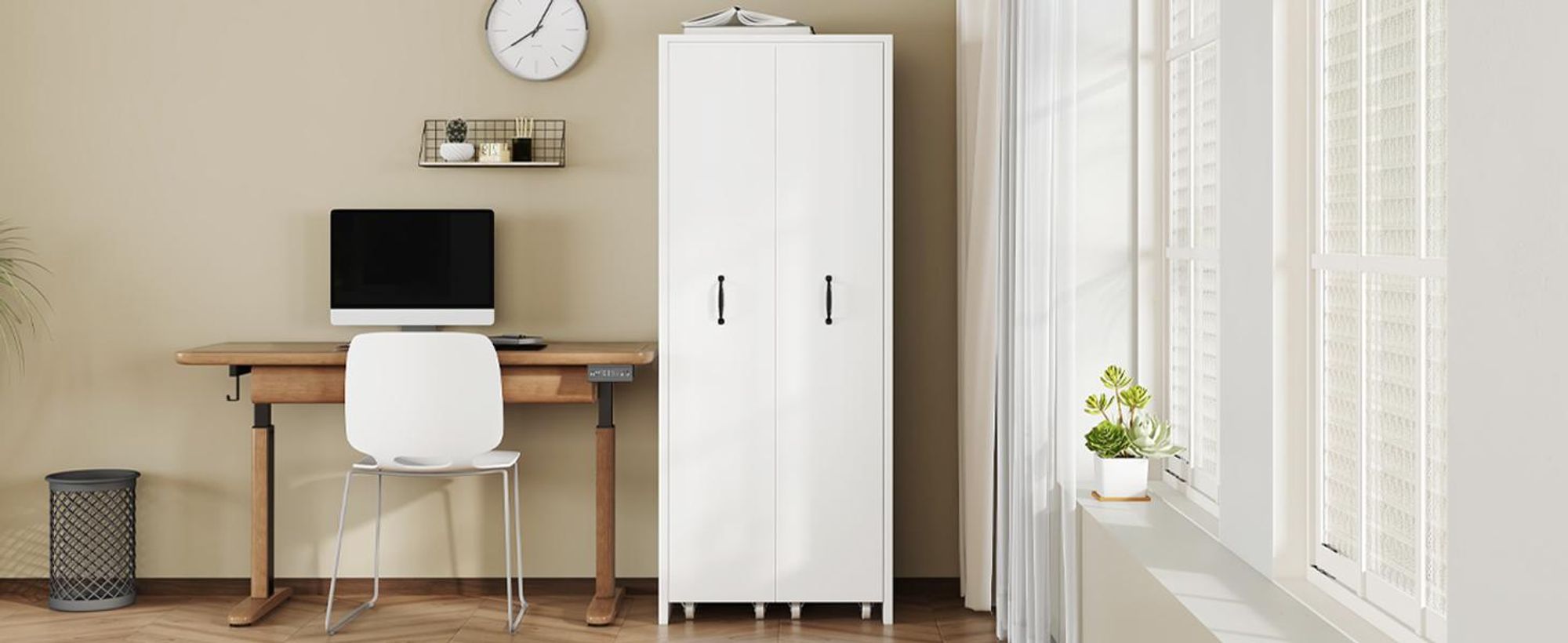 Erweiterbares Bücherregal mit 20 kg Tragkraft pro Ebene