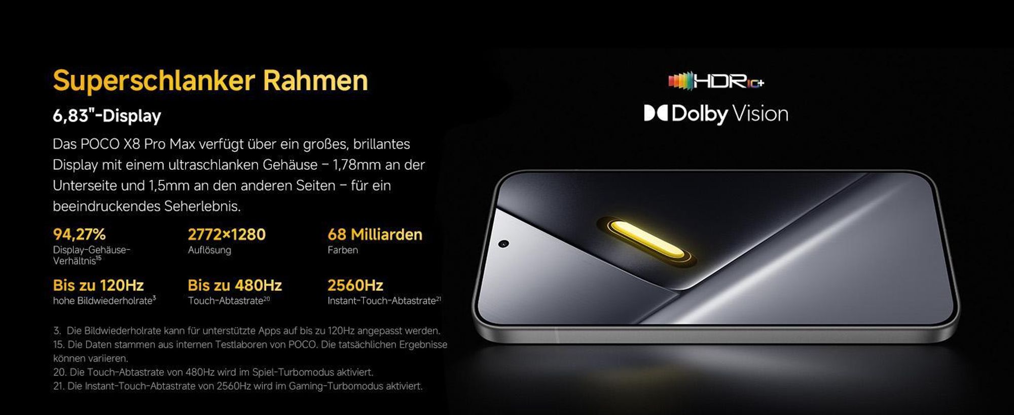 XIAOMI Poco X8 Pro Max 5G Smartphone 12/512GB 6,83" 8500mAh weiß